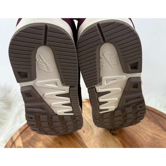 Nike Mens Air Span II PRM Bordeaux Size 8 Desert Sand Maroon Wine Burgundy Sail - Picture 8 of 9